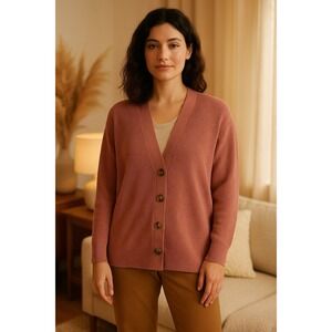 Madewell Do Well Women's Knit Button Cardigan Sweater Size M Cozy